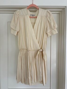 Zadig & Voltaire Ivory/Cream Silk dress